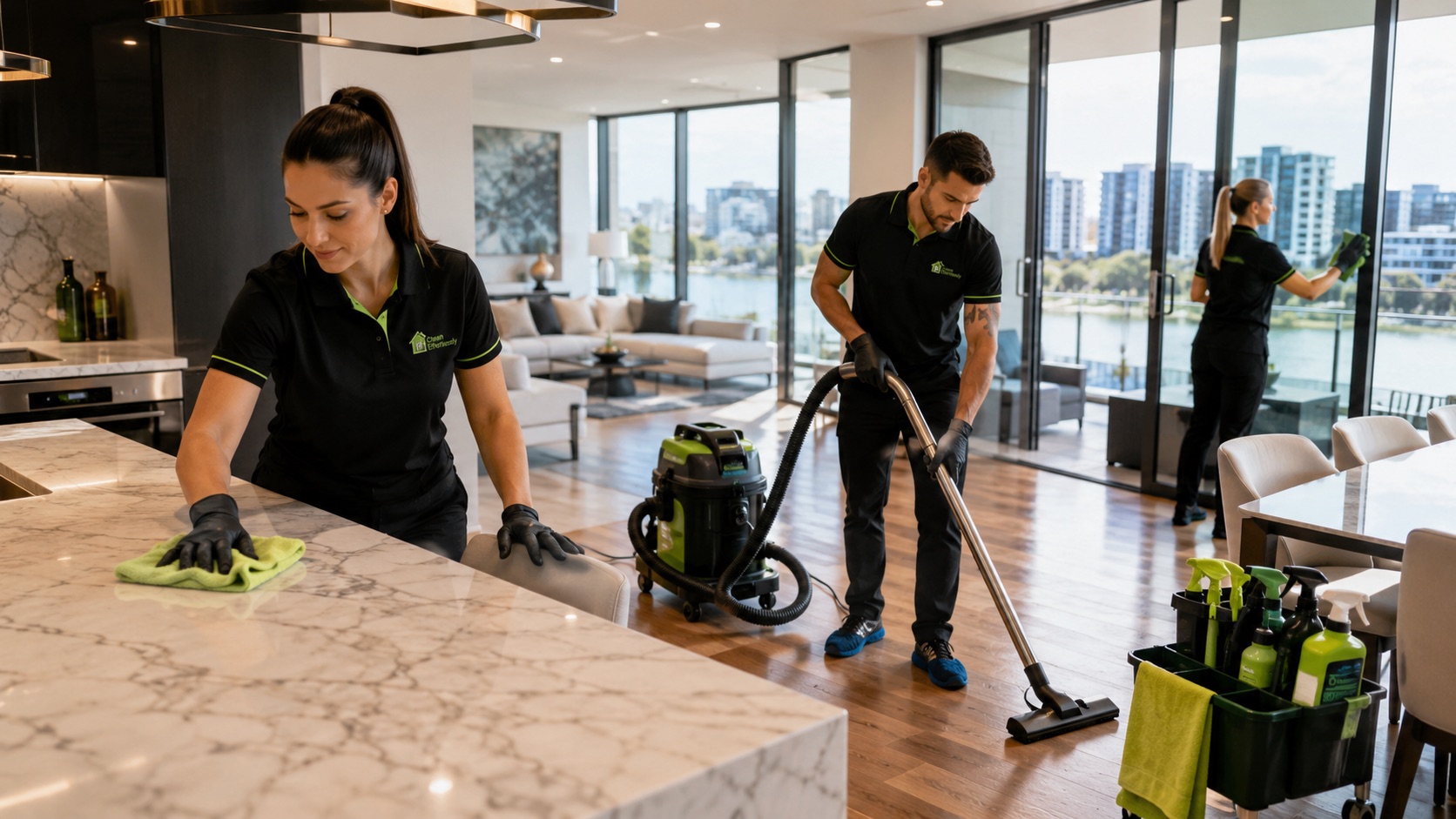 Clean Effortlessly cleaner steam cleaning carpet in an empty room